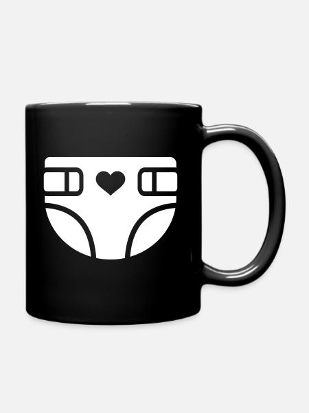bébé - Mug uni - noir