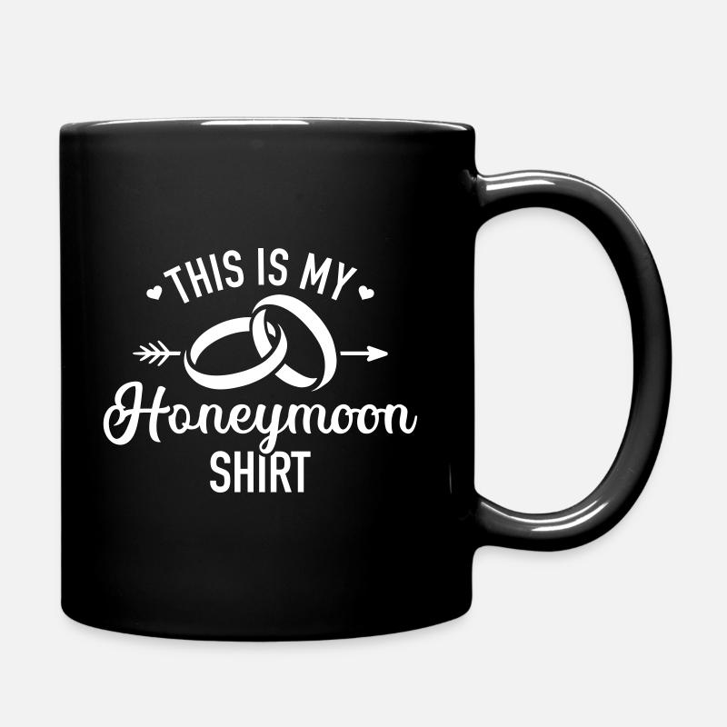 Flitterwochen - Tasse einfarbig - Schwarz