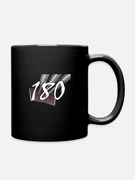 Darts WM 180 - Tasse einfarbig - Schwarz