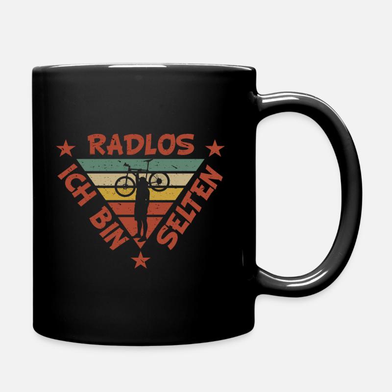 Radfahrer Spruch Radlos Geschenk - Tasse einfarbig - Schwarz