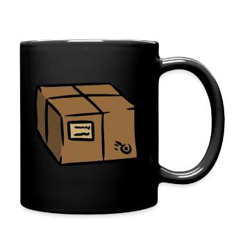 Package Delivery Package Messenger Gift Idea - Full Colour Mug - black - Right