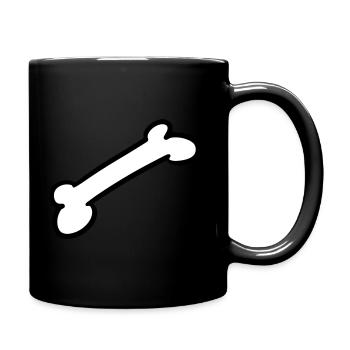 Os chien idée cadeau Amour de chien - Mug uni - noir - Droite