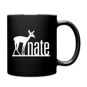 REHnate - Tasse einfarbig - Schwarz - Rechts