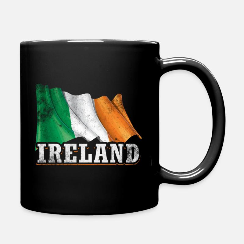 Irlande Drapeau - Mug uni - noir