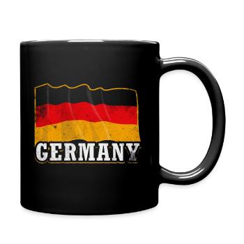 Allemagne - Mug uni - noir - Droite