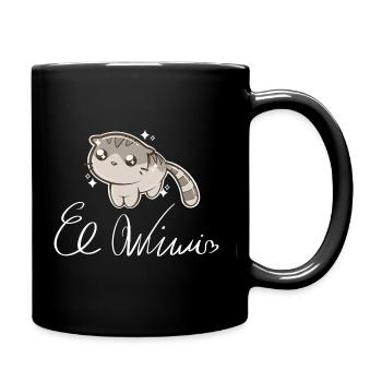 El Wiwi Cat Meme - Full Colour Mug - black - Right