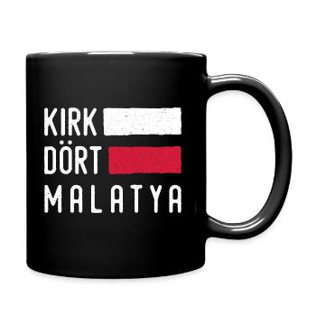 Malatya 44 Türkei Turkiye Geschenk Urlaub TR Türk - Tasse einfarbig - Schwarz - Rechts