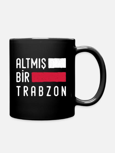 61 Trabzon Türkei Turkiye Geschenk Urlaub TR Türk - Tasse einfarbig - Schwarz