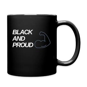 noir et fier - Mug uni - noir - Droite