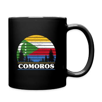 Comoros - Full Colour Mug - black - Right