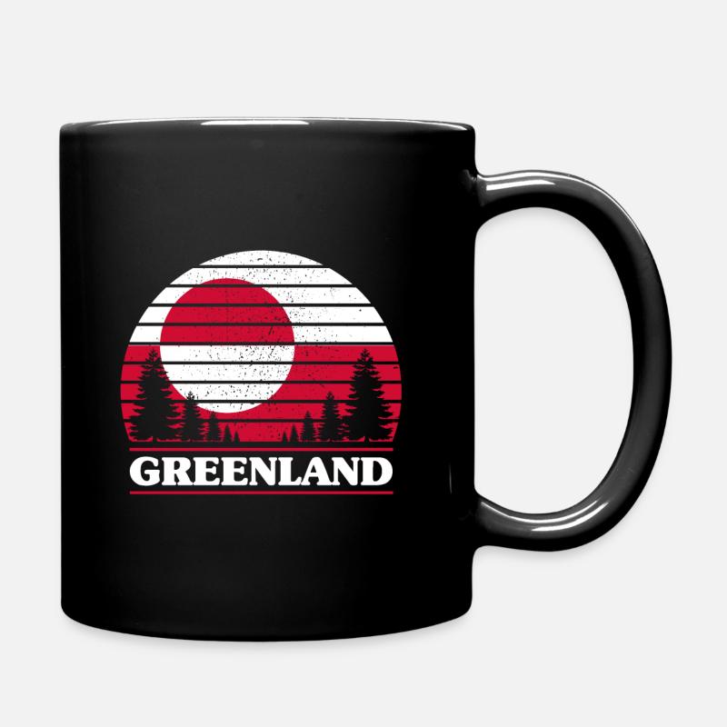 Groenland - Mug uni - noir