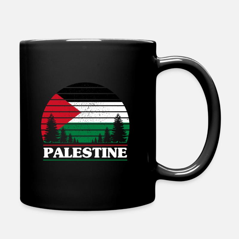 Palästina - Tasse einfarbig - Schwarz