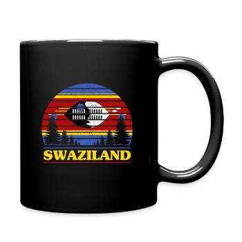 Swaziland - Mug uni - noir - Droite