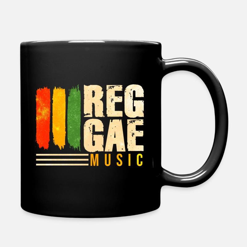Reggae Music - Full Colour Mug - black