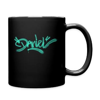 Daniel Graffiti Shirt - Full Colour Mug - black - Right
