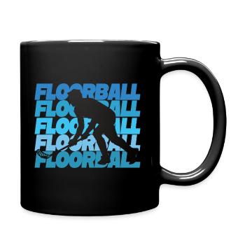 Floorball Player Floorball Floorball - Full Colour Mug - black - Right