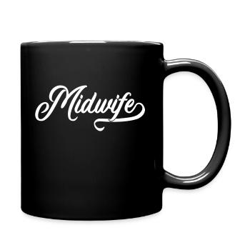 Midwife - Full Colour Mug - black - Right