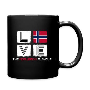 norvège amour norvégien norvège oslo norvégien - Mug uni - noir - Droite
