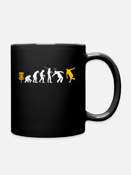 Discgolf - Tasse einfarbig - Schwarz