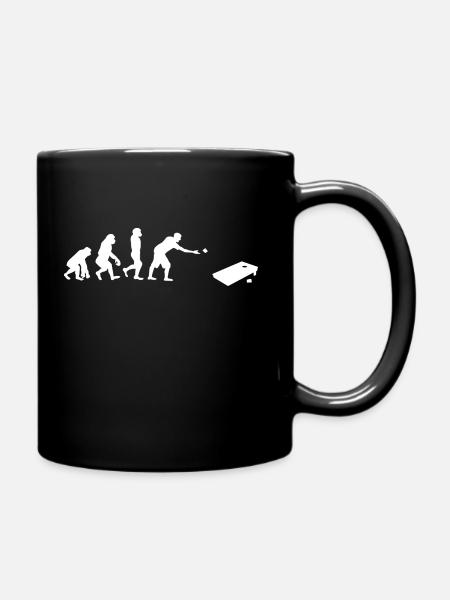 Cornhole - Tasse einfarbig - Schwarz