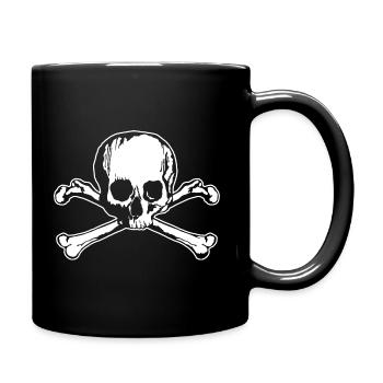 Skull and Bones - Full Colour Mug - black - Right