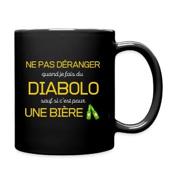 Cadeau humour diabolo cirque passion drôle - Mug uni - noir - Droite