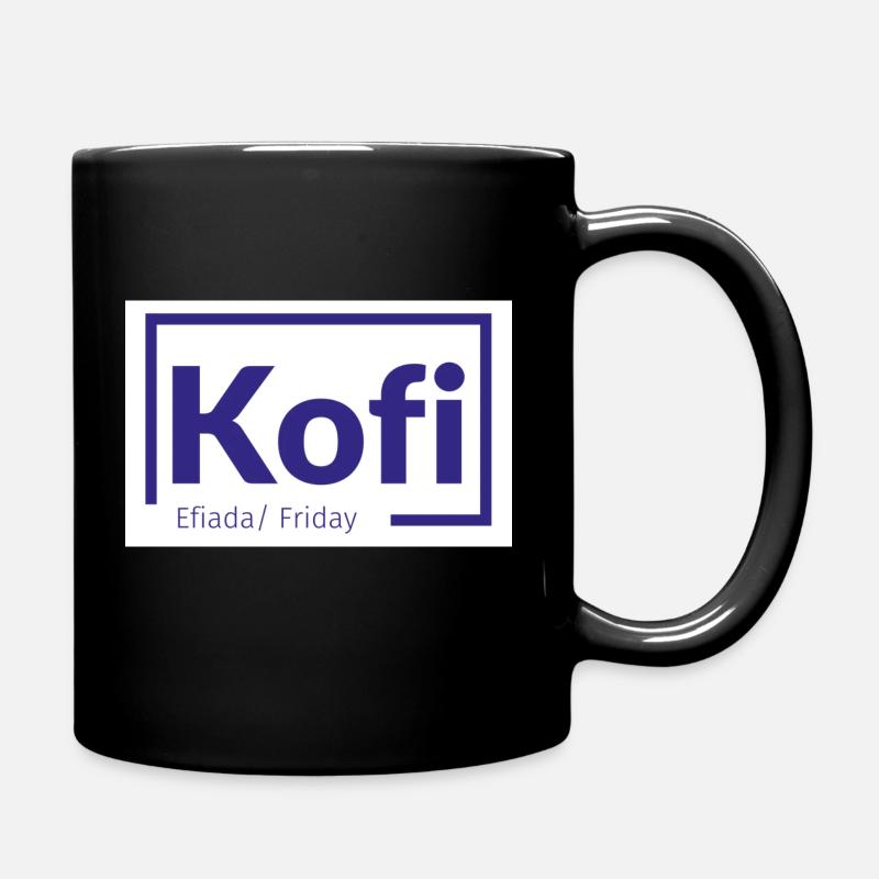 Kofi - Tasse einfarbig - Schwarz