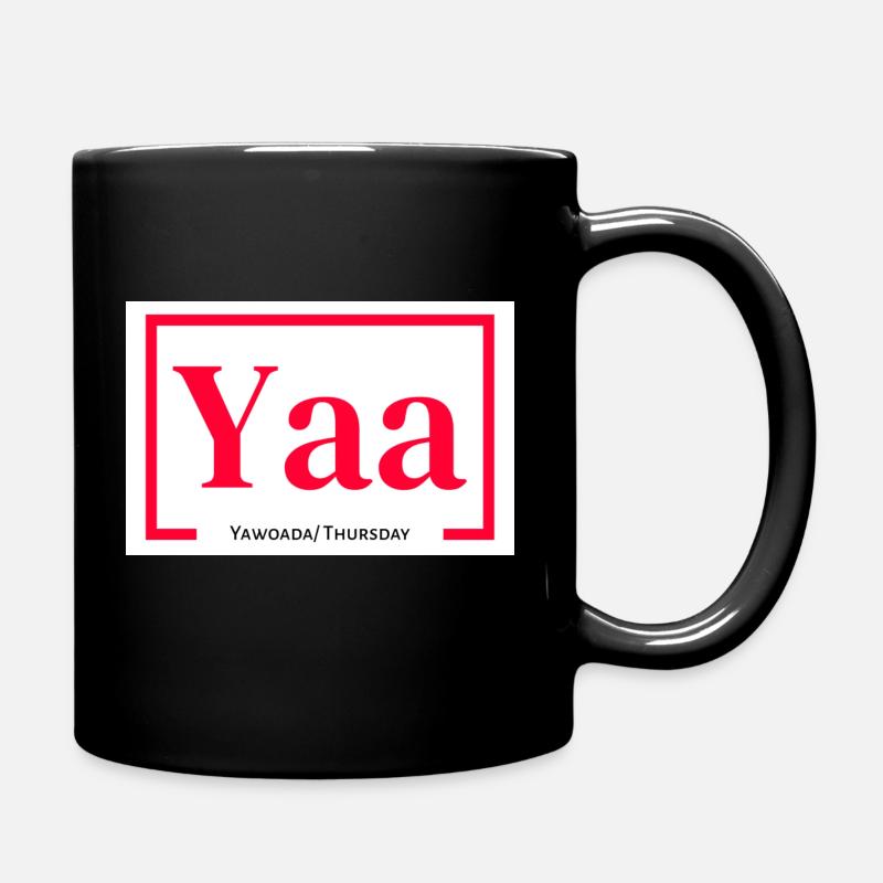 Yaa - Tasse einfarbig - Schwarz