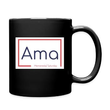 Ama - Tasse einfarbig - Schwarz - Rechts