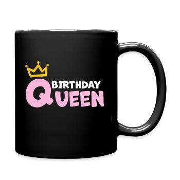 Cadeau d’anniversaire de la reine de la Couronne - Mug uni - noir - Droite