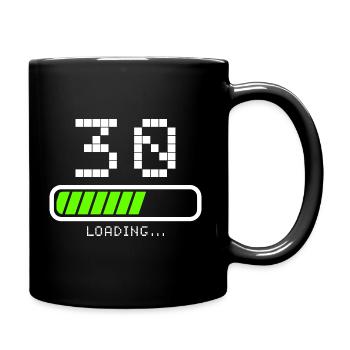 Faisceau de chargement du 30e anniversaire - Mug uni - noir - Droite