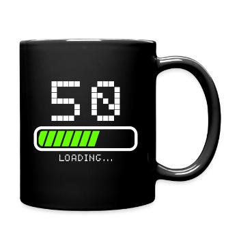 Faisceau de chargement du 50e anniversaire - Mug uni - noir - Droite