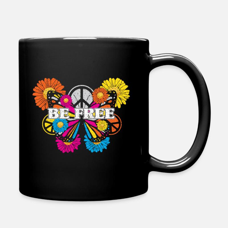 Hippy Free - Tasse einfarbig - Schwarz