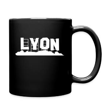 Lyon - Tasse einfarbig - Schwarz - Rechts