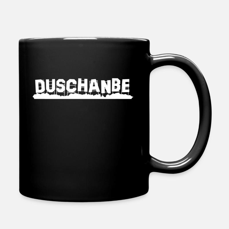 Duschanbe - Tasse einfarbig - Schwarz