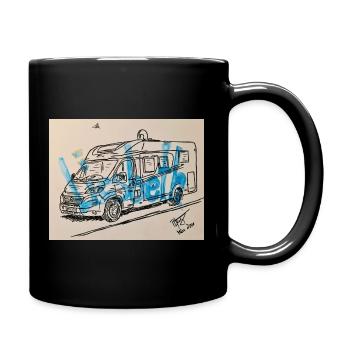 Lisbethcaradologo - Tasse einfarbig - Schwarz - Rechts