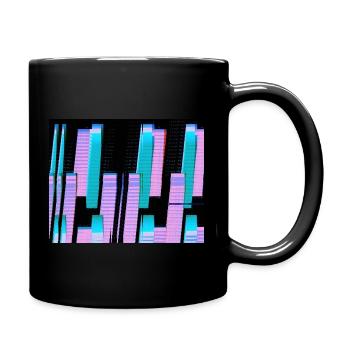 PinkuPattern - Tasse einfarbig - Schwarz - Rechts
