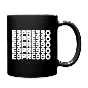Espresso - Tasse einfarbig - Schwarz - Rechts