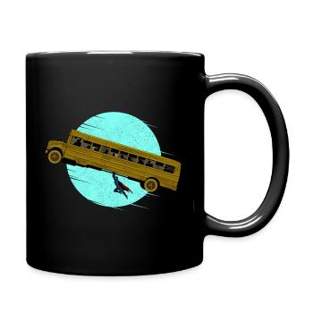 THE FLYING BUS - Full Colour Mug - black - Right