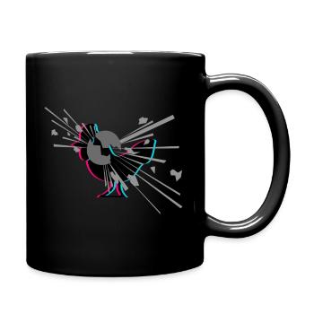 KENNR1CH CHICKEN GRENADE MERCH - Tasse einfarbig - Schwarz - Rechts
