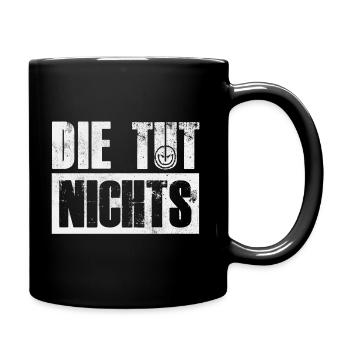 Die Tut Nichts Spruch Hundesport IGP Hundeshirt - Tasse einfarbig - Schwarz - Rechts