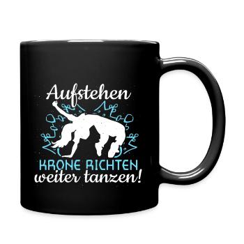 Weiter tanzen! - Tänzerin Tänzer Tanzen - Tasse einfarbig - Schwarz - Rechts