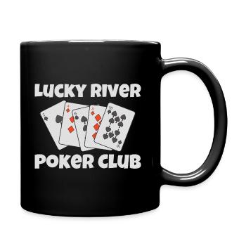 Lucky River Poker Club - Mug uni - noir - Droite