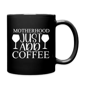 La maternité ajoute simplement café-mère-amateur de café - Mug uni - noir - Droite