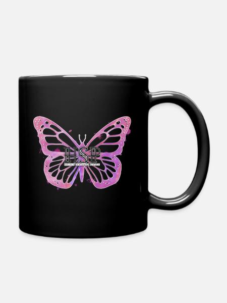 HSP - Personne très sensible - Mug uni - noir
