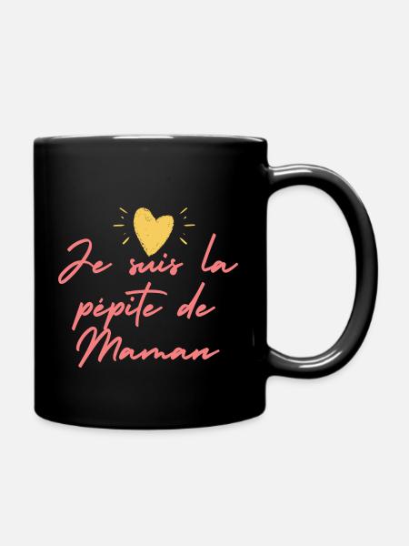 Je suis la pépite de maman - Mug uni - noir