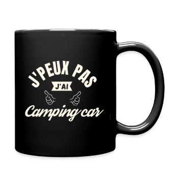teeshirt J Peux Pas J Ai Camping car - Mug uni - noir - Droite