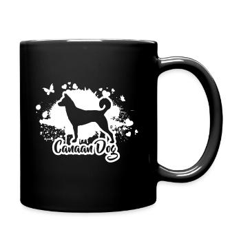 CANAAN DOG Races de chiens Chiens Chiens Wilsigns - Mug uni - noir - Droite