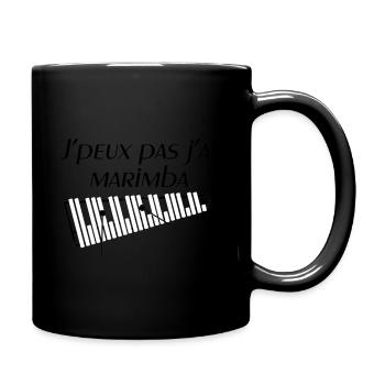 JPeuxpas marimba - Mug uni - noir - Droite
