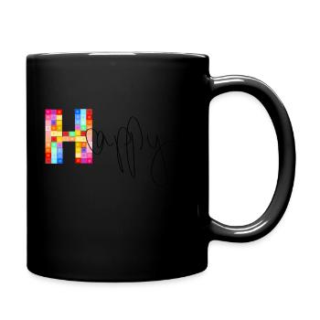 H*a*p*p*y* - Tasse einfarbig - Schwarz - Rechts